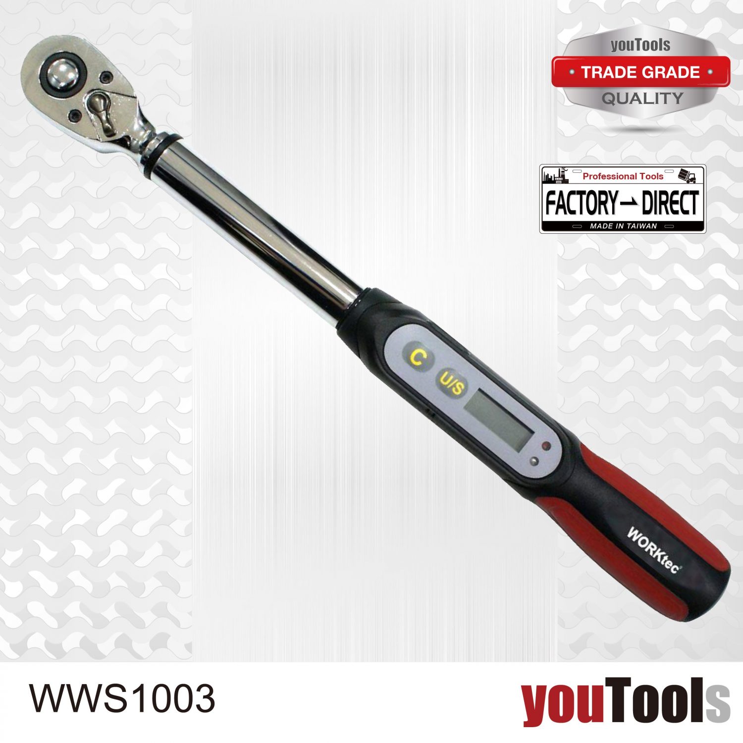 WORKtec PRO 3/4″ Drive Digital Torque Wrench 42.5850 Nm YouTools