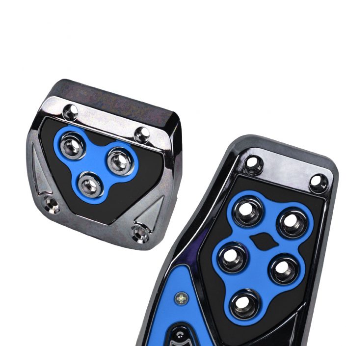 4PCE Shifter Pedal Combo Kit Shift Gear Knob Pedal Pads BLUE YouTools