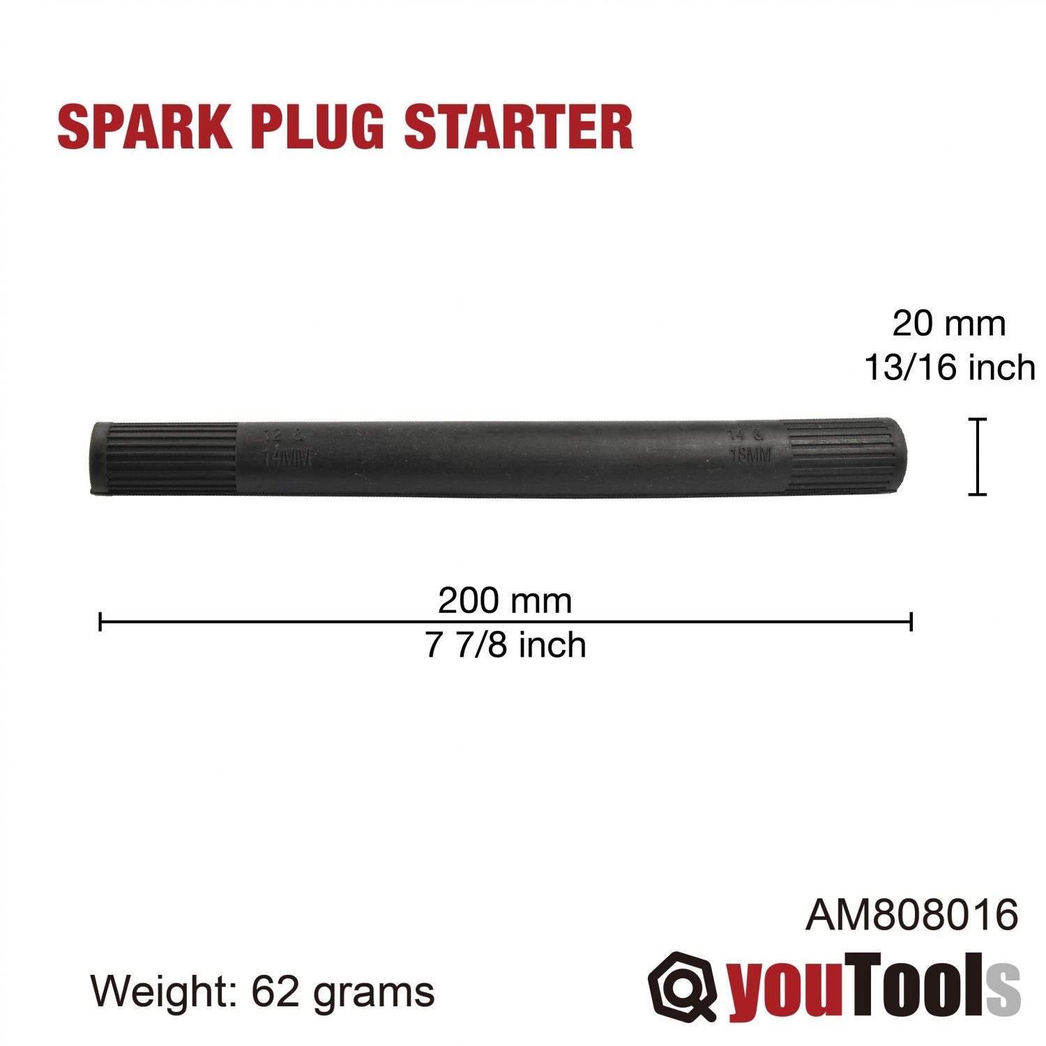 Spark Plug Starter Installation Tool 1218 mm YouTools