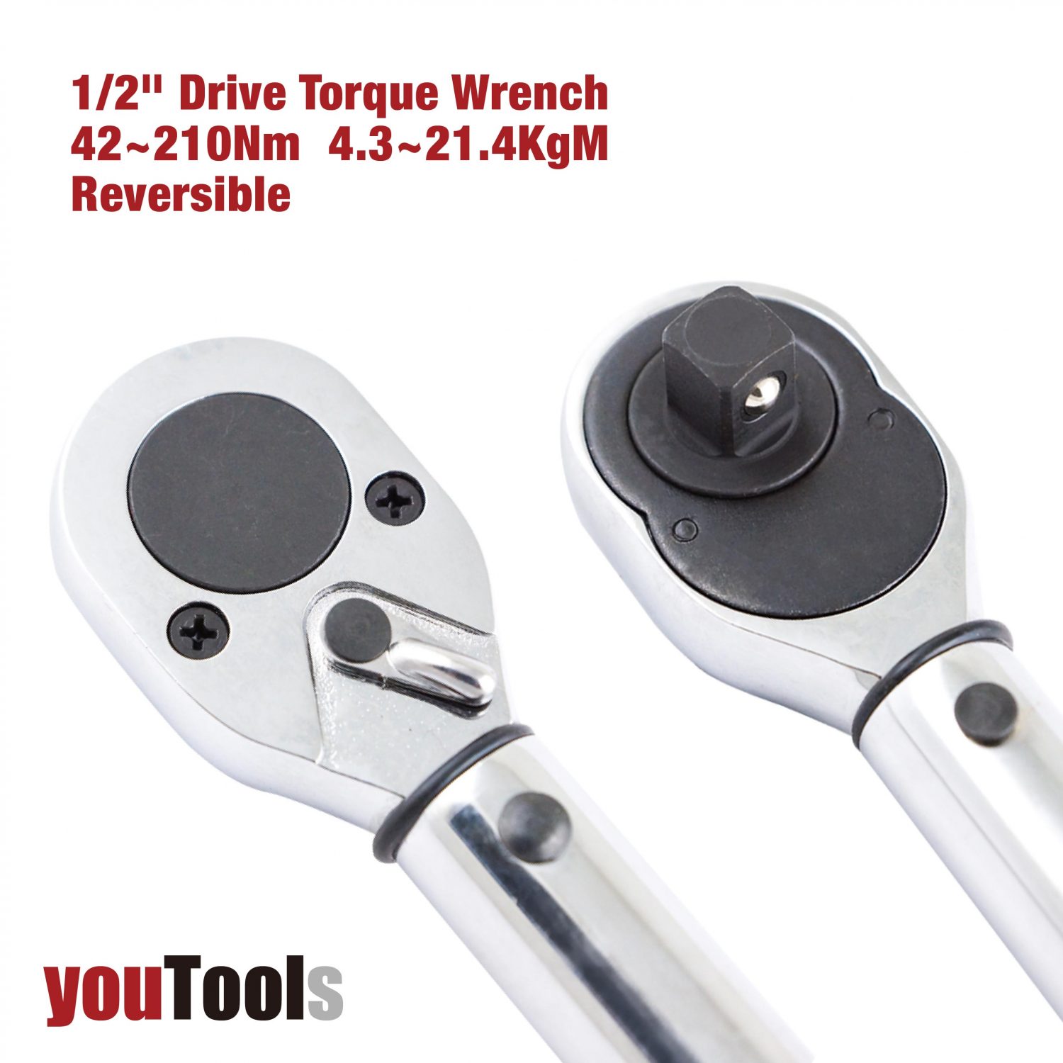 WORKtec 1/2″ Drive Torque Wrench 42210Nm 4.321.4 KgM Reversible YouTools