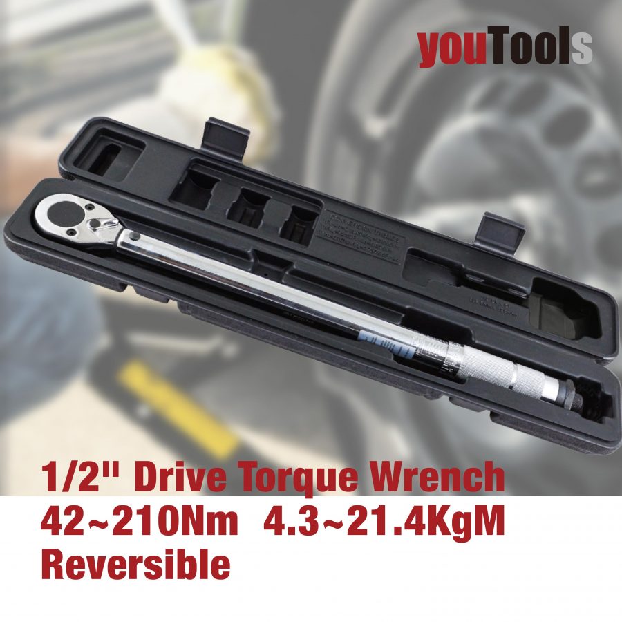 WORKtec 1 2 Drive Torque Wrench 42 210Nm 4 3 21 4 KgM Reversible worktec-1-2-drive-torque-wrench-42-210nm-4-3-21-4-kgm-reversible