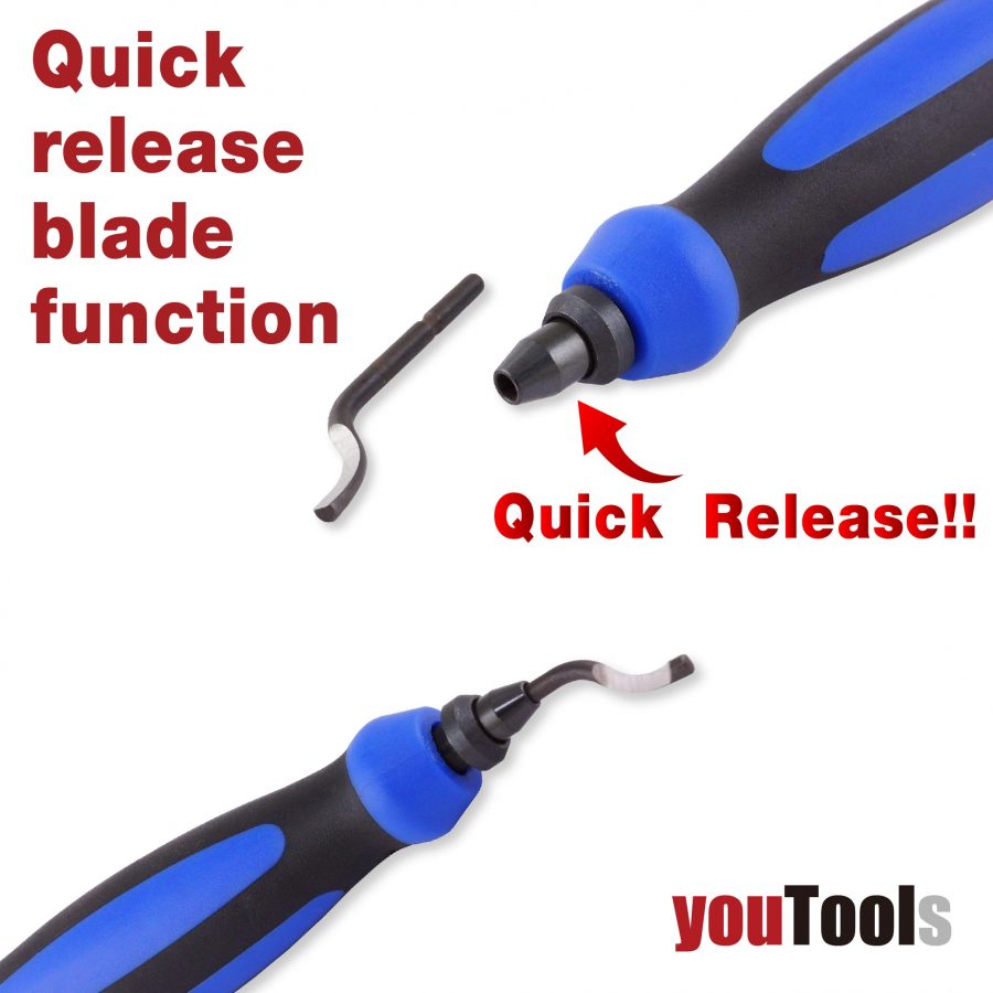 Deburring Tool + 10 blades YouTools