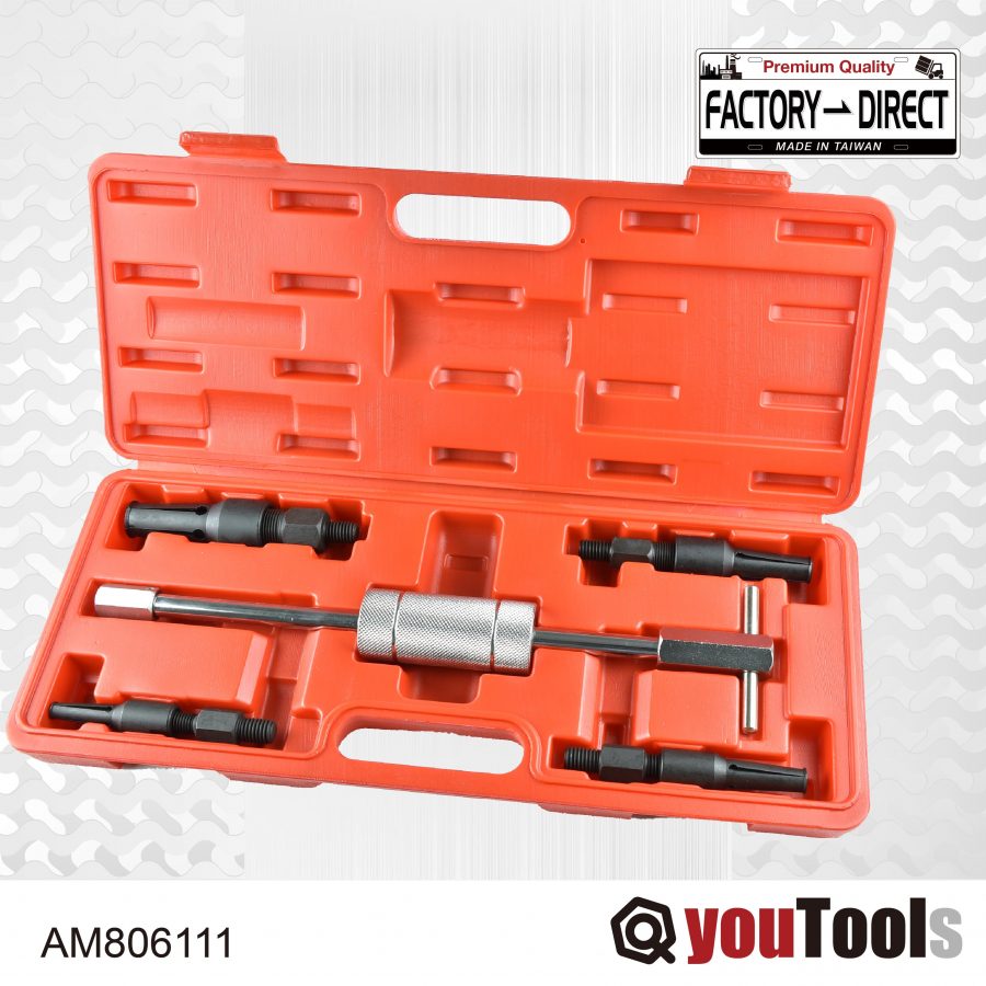 Blind Hole Pilot Bearing Puller with Slide Hammer Collets 10 32 mm