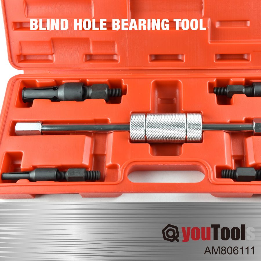 Blind Hole Pilot Bearing Puller with Slide Hammer Collets 10 32 mm