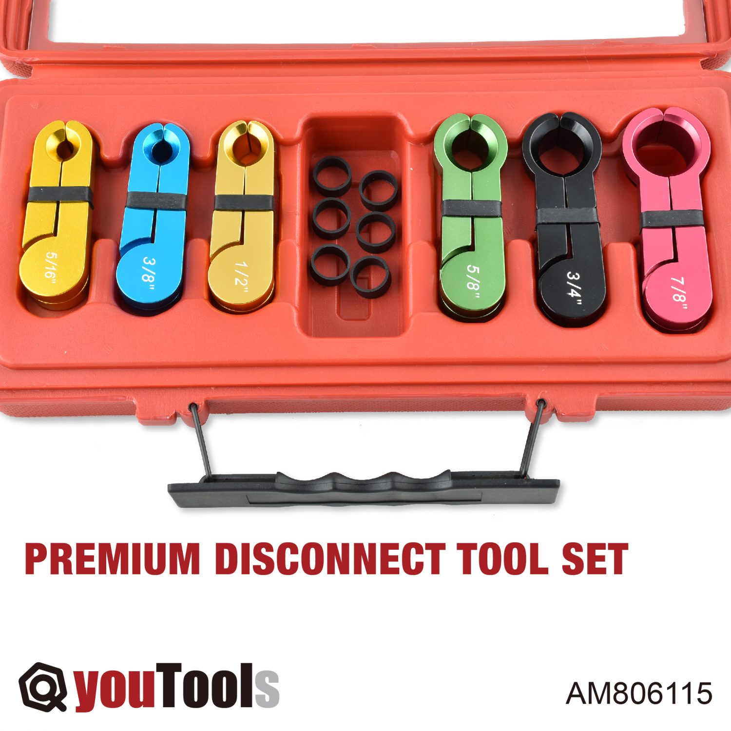 6PCE Premium Line Disconnect Tool Set Fuel & Air Conditioning Line YouTools